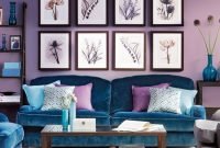 Modern living room ideas with purple color schemes09