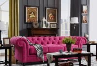 Modern living room ideas with purple color schemes10