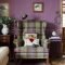 Modern living room ideas with purple color schemes12