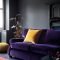 Modern living room ideas with purple color schemes13