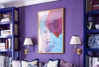 Modern living room ideas with purple color schemes15