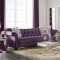 Modern living room ideas with purple color schemes29