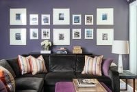 Modern living room ideas with purple color schemes32