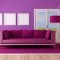Modern living room ideas with purple color schemes34