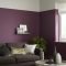 Modern living room ideas with purple color schemes44