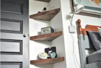 Newest corner shelves design ideas for home decor looks beautiful03