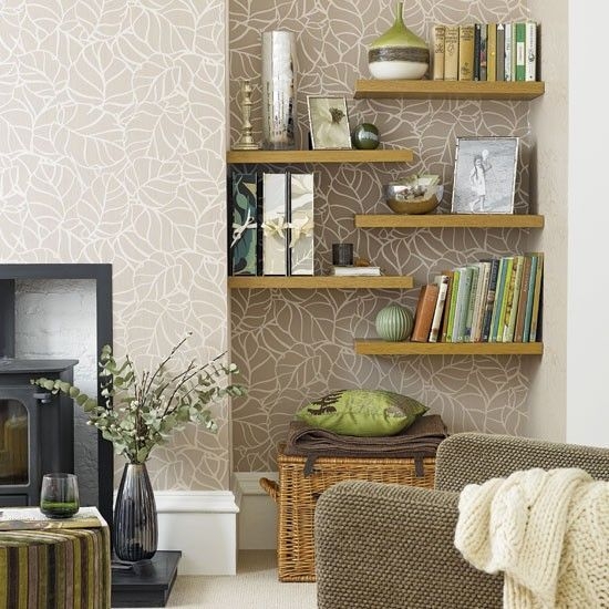Newest Corner Shelves Design Ideas For Home Decor Looks Beautiful13