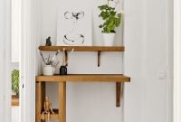 Newest corner shelves design ideas for home decor looks beautiful15