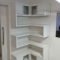 Newest corner shelves design ideas for home decor looks beautiful23