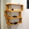 Newest corner shelves design ideas for home decor looks beautiful31