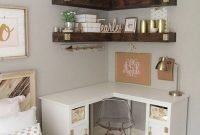 Newest corner shelves design ideas for home decor looks beautiful35