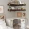 Newest corner shelves design ideas for home decor looks beautiful35