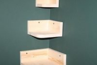 Newest corner shelves design ideas for home decor looks beautiful36