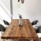 Charming diy wooden dining table design ideas for you12