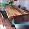 Charming diy wooden dining table design ideas for you23