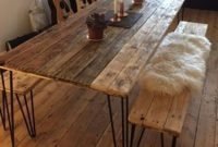 Charming diy wooden dining table design ideas for you31
