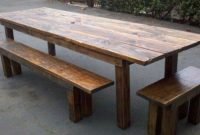 Charming diy wooden dining table design ideas for you33