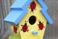 Elegant bird house ideas for your backyard space04