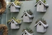 Elegant bird house ideas for your backyard space09