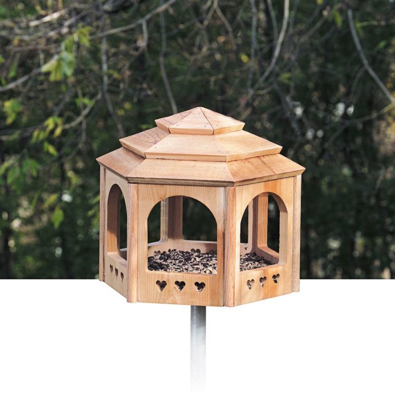 Elegant Bird House Ideas For Your Backyard Space31
