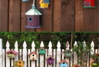 Elegant bird house ideas for your backyard space38