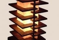 Enchanting diy wooden lamp designs ideas to spice up your living space37