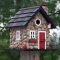 Magnificient stand bird house ideas for garden08