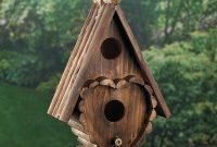 Magnificient stand bird house ideas for garden10