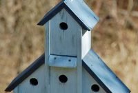 Magnificient stand bird house ideas for garden16