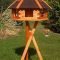 Magnificient stand bird house ideas for garden20