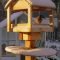 Magnificient stand bird house ideas for garden26