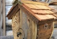 Magnificient stand bird house ideas for garden34