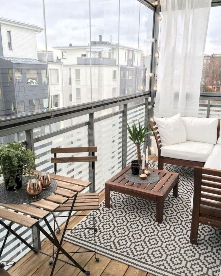 Popular small apartment balcony decor ideas for you25