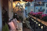 Popular small apartment balcony decor ideas for you45