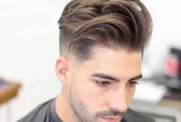 Fade haircut medium length mens hairstyles 2020