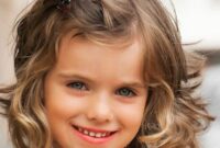 Cute hairstyles for little girls with short curly hair