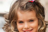 Easy short hairstyles for kids girls with curly hair