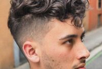 Undercut short curly hairstyles men