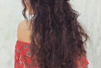 Hairstyles curly long hair