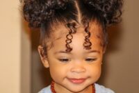 Child cute hairstyles for girls with curly hair