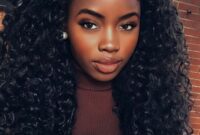 Long hair curly hairstyles for black women