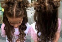 Cute hairstyles for little girls with long curly hair