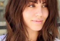 Medium length hairstyles for women 2020 with bangs