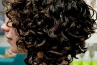 Medium length curly hairstyles women 2020