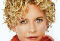 Short curly hairstyles 2020 for women over 50