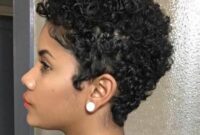 Black natural black hairstyles for short curly hair