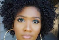 Cute hairstyles for short natural curly black hair