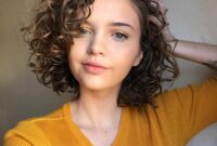 Cute hairstyles for girls with short curly hair