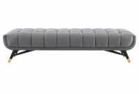 Contemporary upholstered bench design