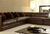 Large leather sectional sofas